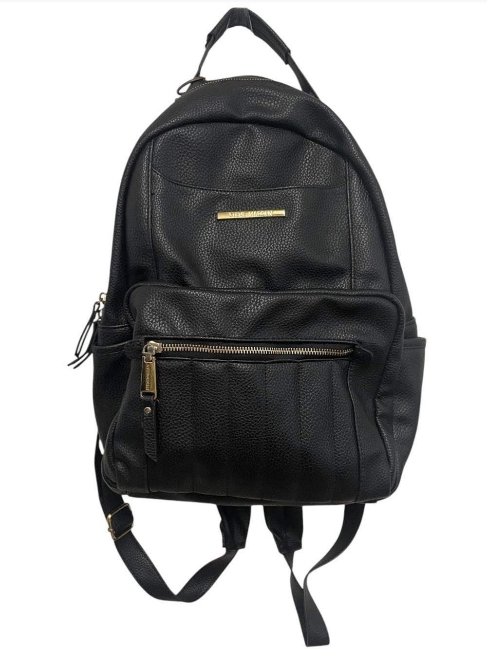 Steve Madden faux leather backpack black